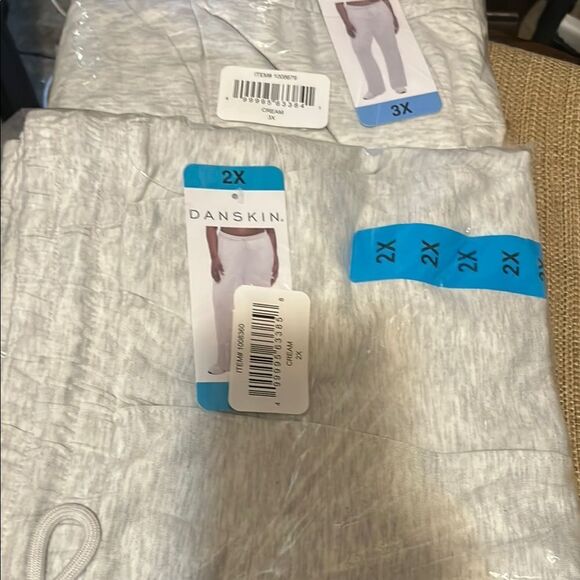 Danskin Women's Straight Leg Pants - Light Gray - Picture 3 of 3